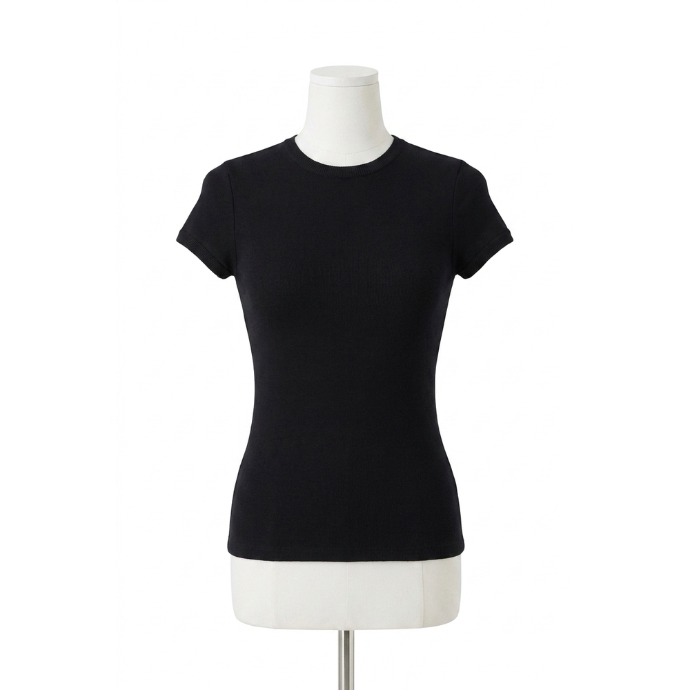 NEW ENZA COSTA cashmere cap sleeve crewneck top in black